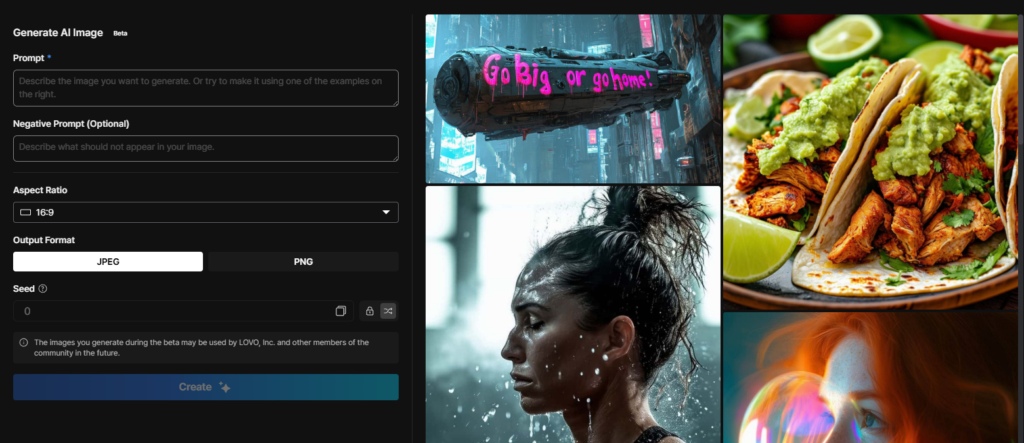 image generator lovo ai